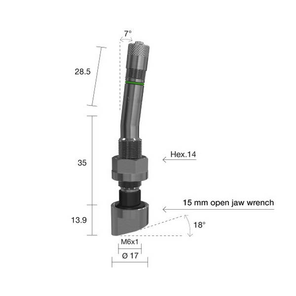 VALVOLA TPMS ALCOA 1310.1
